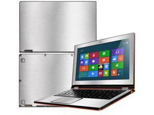Decalrus - Lenovo Ideapad Yoga 13 (1st Generation) with 13.3" screen Full Body SILVER Texture Brushed Aluminum skin skins decal for case cover wrap BA13yoga13Silver Decalrus - Lenovo Ideapad Yoga 13 (1st Generation) with 13.3" screen Full Body SILVER Texture Brushed Aluminum skin skins decal for case cover wrap BA13yoga13Silver
