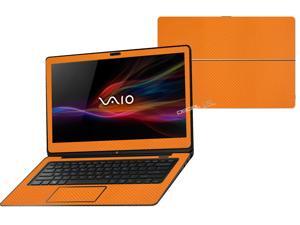 Decalrus - Sony Vaio Fit 14A Flip "FLIP" with 14" TOUCHScreen screen Full Body ORANGE Texture Carbon Fiber skin skins decal for case cover wrap CFVaioFlip14AOrange Decalrus - Sony Vaio Fit 14A Flip "FLIP" with 14" TOUCHScreen screen Full Body ORANGE Texture Carbon Fiber skin skins decal for case cover wrap CFVaioFlip14AOrange