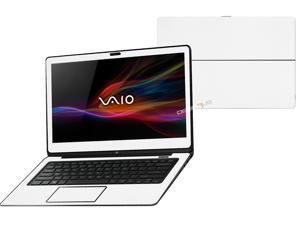 Decalrus - Sony Vaio Fit 14A Flip "FLIP" with 14" TOUCHScreen screen Full Body WHITE Texture Carbon Fiber skin skins decal for case cover wrap CFVaioFlip14AWhite Decalrus - Sony Vaio Fit 14A Flip "FLIP" with 14" TOUCHScreen screen Full Body WHITE Texture Carbon Fiber skin skins decal for case cover wrap CFVaioFlip14AWhite