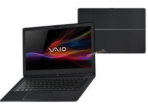 Decalrus - Sony Vaio Fit 14A Flip "FLIP" with 14" TOUCHScreen screen Full Body BLACK Texture Carbon Fiber skin skins decal for case cover wrap CFVaioFlip14ABlack Decalrus - Sony Vaio Fit 14A Flip "FLIP" with 14" TOUCHScreen screen Full Body BLACK Texture Carbon Fiber skin skins decal for case cover wrap CFVaioFlip14ABlack
