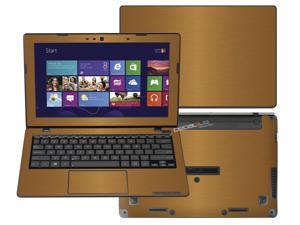 Decalrus - Asus Vivobook X200MA X200CA K200MA with 11.6" TOUCHscreen Full Body GOLD Texture Brushed Aluminum skin skins decal for case cover wrap BA13X200MAGold Decalrus - Asus Vivobook X200MA X200CA K200MA with 11.6" TOUCHscreen Full Body GOLD Texture Brushed Aluminum skin skins decal for case cover wrap BA13X200MAGold