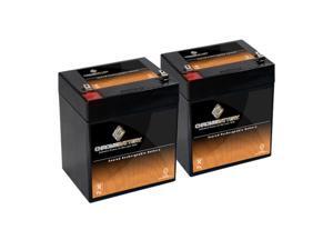 12V 5.4AH SLA Battery replaces wp1221w - 2PK 12V 5.4AH SLA Battery replaces wp1221w - 2PK
