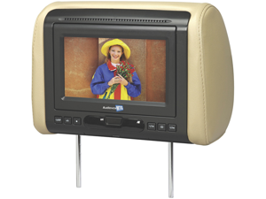 New Audiovox Avxmtghr1d 7" Widescreen Headrest Monitor Dvd Player Black Gray Tan New Audiovox Avxmtghr1d 7" Widescreen Headrest Monitor Dvd Player Black Gray Tan