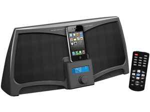 Pyle Pip711 300W Ipod/Iphone/Ipad Stereo With Fm Radio Alarm Clock & Remote Pyle Pip711 300W Ipod/Iphone/Ipad Stereo With Fm Radio Alarm Clock & Remote