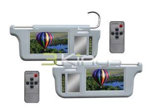 2) New Tview T73sv Gray 7" Led Hd Car Video Sunvisor Monitors Mirrors T71sv 2) New Tview T73sv Gray 7" Led Hd Car Video Sunvisor Monitors Mirrors T71sv