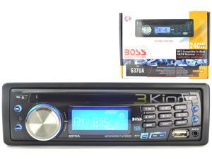 Boss Audio 637UA - In-Dash AM/FM CD/MP3 Receiver with USB Port and Front Panel AUX Input Boss Audio 637UA - In-Dash AM/FM CD/MP3 Receiver with USB Port and Front Panel AUX Input