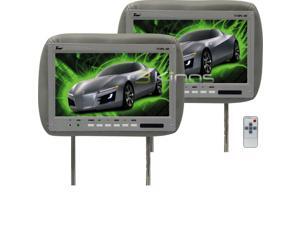 New Pair Tview T110plgr 11.2" Gray Car Dvd Headrest Screen Headrest Monitor New Pair Tview T110plgr 11.2" Gray Car Dvd Headrest Screen Headrest Monitor