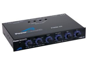 Power Acoustik Pwm20 4 Band Parametric Equalizer W/ Subwoofer Sub Crossover Power Acoustik Pwm20 4 Band Parametric Equalizer W/ Subwoofer Sub Crossover