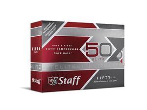 Wilson Staff Fifty Elite Golf Balls, Dozen Slide Pack Wilson Staff Fifty Elite Golf Balls, Dozen Slide Pack