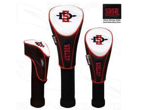 NCAA 3-Piece Headcover Sets-3 Piece Set-San Diego State NCAA 3-Piece Headcover Sets-3 Piece Set-San Diego State