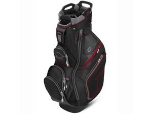 Sun Mountain 2015 C-130 7-Way Men's Cart Bag-Gunmetal/Black/Red Sun Mountain 2015 C-130 7-Way Men's Cart Bag-Gunmetal/Black/Red