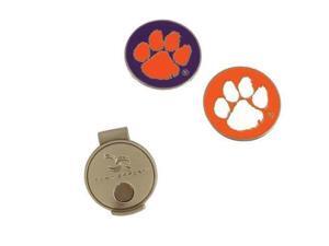NCAA Hat Clip and Ball Markers-Clemson NCAA Hat Clip and Ball Markers-Clemson