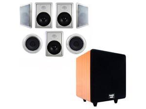 Acoustic Audio HT-87 In-Wall/Ceiling 7.1 Home Theater 8" Speakers and 8" Powered Sub HT-87-CS8C Acoustic Audio HT-87 In-Wall/Ceiling 7.1 Home Theater 8" Speakers and 8" Powered Sub HT-87-CS8C