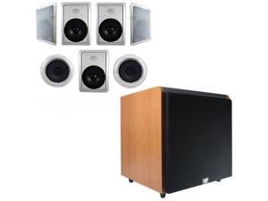 Acoustic Audio HT-87 In-Wall/Ceiling 7.1 Home Theater 8" Speakers and 12" Powered Sub HT-87-HD12C Acoustic Audio HT-87 In-Wall/Ceiling 7.1 Home Theater 8" Speakers and 12" Powered Sub HT-87-HD12C