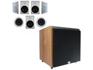 Acoustic Audio HT-87 In-Wall/Ceiling 7.1 Home Theater 8" Speakers and 15" Powered Sub HT-87-HD15M Acoustic Audio HT-87 In-Wall/Ceiling 7.1 Home Theater 8" Speakers and 15" Powered Sub HT-87-HD15M