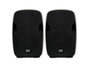 Acoustic Audio AA12UB Powered 1800 Watts 12" Bluetooth Speaker Pair 2 Way USB MP3 Player AA12UB-PR Acoustic Audio AA12UB Powered 1800 Watts 12" Bluetooth Speaker Pair 2 Way USB MP3 Player AA12UB-PR