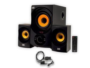 Acoustic Audio AA2170 Home 2.1 Speaker System with Optical Input FM Tuner USB Computer Multimedia Acoustic Audio AA2170 Home 2.1 Speaker System with Optical Input FM Tuner USB Computer Multimedia