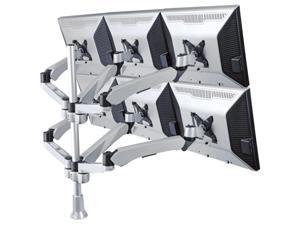Cotytech Six Monitor Desk Mount Spring Arm (6) Quick Release With 2-in-1 Base Cotytech Six Monitor Desk Mount Spring Arm (6) Quick Release With 2-in-1 Base