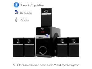 Frisby FS-5080BT 5.1 Surround Sound Home Theater TV PC Computer Laptop Notebook Speakers System with Bluetooth USB/SD/AUX and Remote Frisby FS-5080BT 5.1 Surround Sound Home Theater TV PC Computer Laptop Notebook Speakers System with Bluetooth USB/SD/AUX and Remote