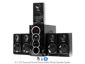 Frisby FS-5070BT 5.1 Surround Sound Home Theater Speakers System with Bluetooth USB/SD and Remote Frisby FS-5070BT 5.1 Surround Sound Home Theater Speakers System with Bluetooth USB/SD and Remote