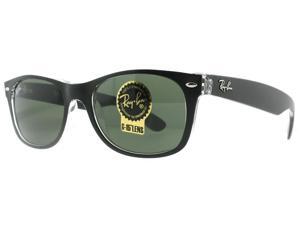 Ray Ban RB 2132 6052 Matte Black G-15 Lenses Wayfarer Unisex Sunglasses 52mm Ray Ban RB 2132 6052 Matte Black G-15 Lenses Wayfarer Unisex Sunglasses 52mm