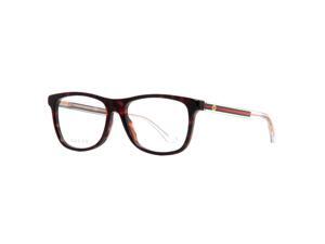 Gucci GG 3725 WZ3 Dark Havana/Transparent Unisex Eyeglasses Gucci GG 3725 WZ3 Dark Havana/Transparent Unisex Eyeglasses