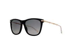 Gucci GG 3778/S HQW/VK Shiny Black Gold Bamboo Women's Sunglasses Gucci GG 3778/S HQW/VK Shiny Black Gold Bamboo Women's Sunglasses
