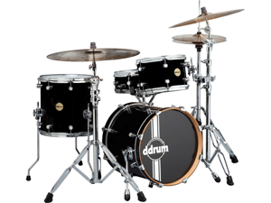 Ddrum Paladin Maple Speakeasy 4-Piece Drum Set Shell Pack - Piano Black Ddrum Paladin Maple Speakeasy 4-Piece Drum Set Shell Pack - Piano Black