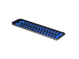 Ernst Mfg 8496 BL 3/8" SOCKET BOSS - High-Density Tray 2 Socket Rail Socket Organizer System Ernst Mfg 8496 BL 3/8" SOCKET BOSS - High-Density Tray 2 Socket Rail Socket Organizer System