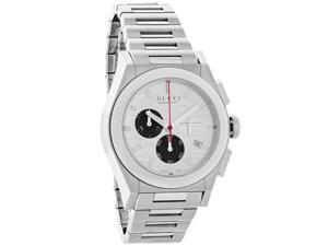 Gucci 115 Pantheon Mens Silver Date Swiss Chronograph Quartz Watch YA115236 Gucci 115 Pantheon Mens Silver Date Swiss Chronograph Quartz Watch YA115236