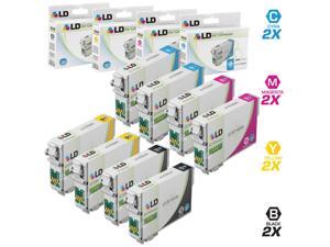 LD Remanufactured Replacement for Epson T079 Set of 8 High Yield Ink Cartridges: 2 T079120, 2 T079220, 2 T079320, 2 T079420, 2 T079520, 2 T079620 for the Artisan 1430, and Stylus Photo 1400 Printers LD Remanufactured Replacement for Epson T079 Set of 8 High Yield Ink Cartridges: 2 T079120, 2 T079220, 2 T079320, 2 T079420, 2 T079520, 2 T079620 for the Artisan 1430, and Stylus Photo 1400 Printers