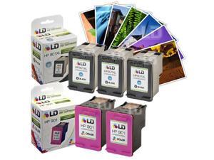 LD Remanufactured Ink Cartridge Replacements for HP CC654AN 901XL Black & CC656AN Color (3 Blk, 2 Clr) for OfficeJet J4540, J4580, J4660, G510a, J4680c, G510n, J4524, J4550, 4500, J4624, J4680, G510g LD Remanufactured Ink Cartridge Replacements for HP CC654AN 901XL Black & CC656AN Color (3 Blk, 2 Clr) for OfficeJet J4540, J4580, J4660, G510a, J4680c, G510n, J4524, J4550, 4500, J4624, J4680, G510g