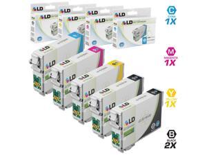 LD Remanufactured Replacement for Epson T079 Set of 5 High Yield Ink Cartridges: 2 T079120 Black, 1 T079220 Cyan, 1 T079320 Magenta, 1 T079420 Yellow for the Artisan 1430 & Stylus Photo 1400 Printers LD Remanufactured Replacement for Epson T079 Set of 5 High Yield Ink Cartridges: 2 T079120 Black, 1 T079220 Cyan, 1 T079320 Magenta, 1 T079420 Yellow for the Artisan 1430 & Stylus Photo 1400 Printers