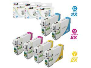 LD Remanufactured Replacement for Epson T079 Set of 6 High Yield Ink Cartridges Includes: 2 T079220 Cyan, 2 T079320 Magenta, and 2 T079420 Yellow for the Artisan 1430, and Stylus Photo 1400 Printers LD Remanufactured Replacement for Epson T079 Set of 6 High Yield Ink Cartridges Includes: 2 T079220 Cyan, 2 T079320 Magenta, and 2 T079420 Yellow for the Artisan 1430, and Stylus Photo 1400 Printers