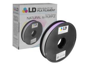 LD © Natural to Purple Color Changing in UV 1.75mm 0.5kg PLA 3D Printer Filament LD © Natural to Purple Color Changing in UV 1.75mm 0.5kg PLA 3D Printer Filament
