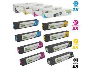 LD Remanufactured Replacements for HP 970XL / 970 / 971XL / 971 8PK HY Ink Cartridges Includes: 2 CN625AM Black, 2 CN626AM Cyan, 2 CN627AM Magenta, & 2 CN628AM Yellow for HP OfficeJet Pro Series LD Remanufactured Replacements for HP 970XL / 970 / 971XL / 971 8PK HY Ink Cartridges Includes: 2 CN625AM Black, 2 CN626AM Cyan, 2 CN627AM Magenta, & 2 CN628AM Yellow for HP OfficeJet Pro Series