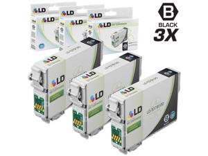 LD © Remanufactured Replacement for Epson T0791 Set of 3 Black High Yield Ink Cartridges Includes: 3 T079120 Black for use in Artisan 1430, and Stylus Photo 1400 Printers LD © Remanufactured Replacement for Epson T0791 Set of 3 Black High Yield Ink Cartridges Includes: 3 T079120 Black for use in Artisan 1430, and Stylus Photo 1400 Printers