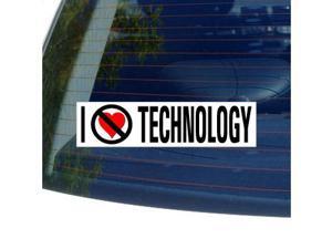 I Hate Anti TECHNOLOGY Sticker - 8" (width) X 2" (height) I Hate Anti TECHNOLOGY Sticker - 8" (width) X 2" (height)