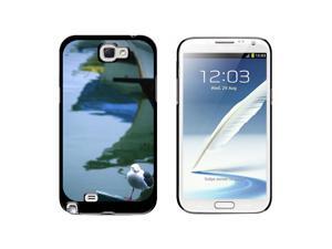 Boats and Seagull - Snap On Hard Protective Case for Samsung Galaxy Note II 2 - Black Boats and Seagull - Snap On Hard Protective Case for Samsung Galaxy Note II 2 - Black