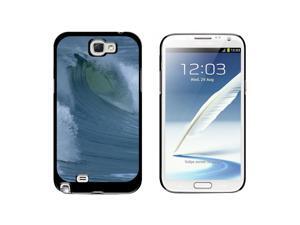 Ocean Wave - Surf Surfing Surfer - Snap On Hard Protective Case for Samsung Galaxy Note II 2 - Black Ocean Wave - Surf Surfing Surfer - Snap On Hard Protective Case for Samsung Galaxy Note II 2 - Black