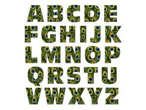 Alphabet Letters Uppercase Peacock Print Animals MAG-NEATO'S(TM) Novelty Gift Locker Refrigerator Vinyl Magnet Set Alphabet Letters Uppercase Peacock Print Animals MAG-NEATO'S(TM) Novelty Gift Locker Refrigerator Vinyl Magnet Set