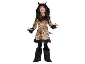 Natural Leopard Print Little Girls Costume Natural Leopard Print Little Girls Costume