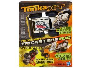 Tonka XT Ricochet Tricksters R/C Racer 2 Sided Freestyle Stunts Zig Zag Jolt Tonka XT Ricochet Tricksters R/C Racer 2 Sided Freestyle Stunts Zig Zag Jolt
