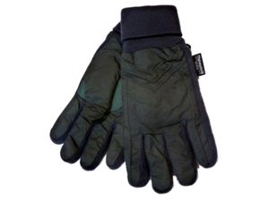 Accessory Works Mens Cuffed Green Nylon Snow & Ski Gloves Accessory Works Mens Cuffed Green Nylon Snow & Ski Gloves