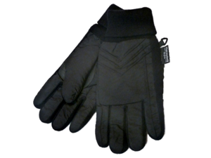 Accessory Works Mens Cuffed Black Nylon Snow & Ski Gloves Accessory Works Mens Cuffed Black Nylon Snow & Ski Gloves