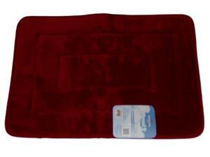 Mohawk Cloud 9 Luxurious Memory Foam Rich Red Bath Mat Skid Resistant Throw Rug Mohawk Cloud 9 Luxurious Memory Foam Rich Red Bath Mat Skid Resistant Throw Rug