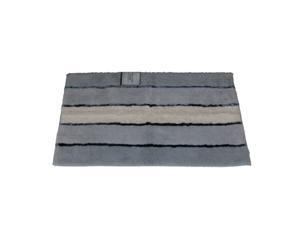 Home Classics Blue & White Ribbon Stripe Throw Rug 20x32 Skid Resistant Bath Mat Home Classics Blue & White Ribbon Stripe Throw Rug 20x32 Skid Resistant Bath Mat