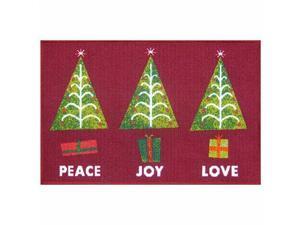 St Nicholas Square Christmas Tree Accent Throw Rug Non Skid Holiday Mat 20x30 St Nicholas Square Christmas Tree Accent Throw Rug Non Skid Holiday Mat 20x30