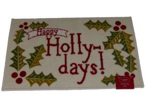 St Nicholas Square Happy Holly Days Accent Throw Rug No Skid Christmas Mat 20x30 St Nicholas Square Happy Holly Days Accent Throw Rug No Skid Christmas Mat 20x30