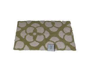Home Classics Green White Reverse Floral Plush Cotton Throw Rug 20x32 Bath Mat Home Classics Green White Reverse Floral Plush Cotton Throw Rug 20x32 Bath Mat